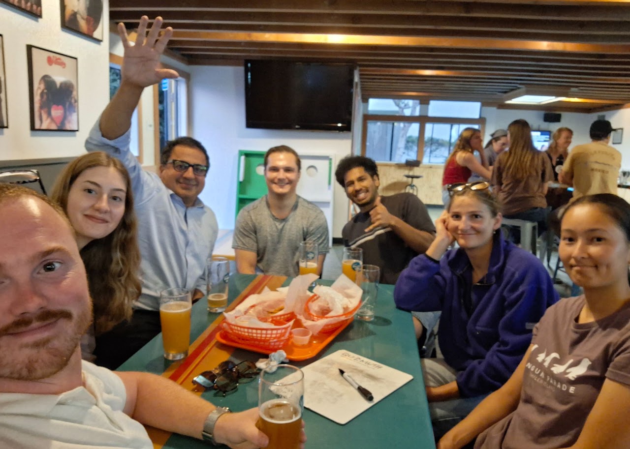 Seshadri group trivia night at a local brewery